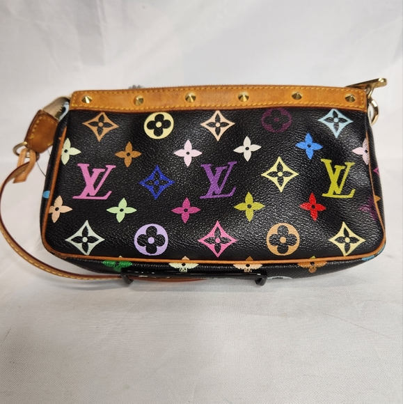 LOUIS VUITTON POCHETTE ACCESSOIRES TAKASHI MURAKAMI - Picture 2 of 6
